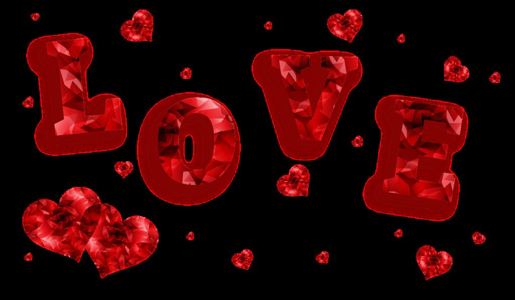 love, hearts, banner